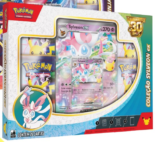 Box Sylveon EX — Celebração de 30 anos